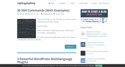 Desktop Screenshot of mybloggingthing.com